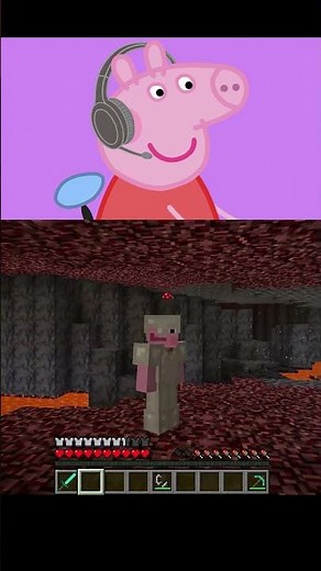 Peppa Pig Plays Minecraft. Minecraft Stream. #peppapig #minecraft #animation