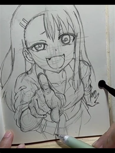Drawing Hayase Nagatoro from Don't Toy With Me, Miss Nagatoro #hayasenagatoro #drawinghayasenagatoro #ijiranaidenagatorosan #donttoywithmemissnagatoro #fyp @NBG:senpai•|