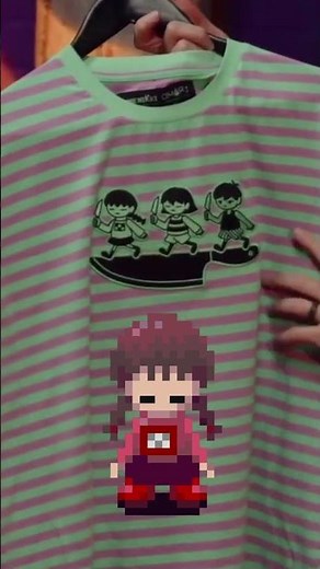Knife Kid Fangamer Shirt Merch (UNDERTALE 10th Anniversary Stream )