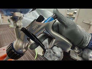 Spraying PPG Envirobase With DV1 Basecoat Gun