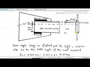 HOW TO DESIGN WELDED CONNECTION FOR TRUSS MEMBER