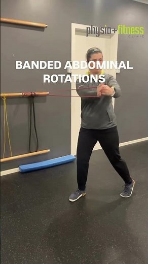 BANDED ABDOMINAL ROTATIONS for #corestrength #stabilitytraining #balanceexercise #abdominalexercise
