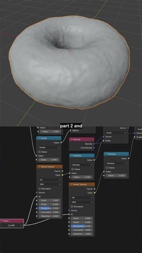 I Finally Started the Donut (Day 56 of learning geo-nodes) #learningprocess #geometrynodes