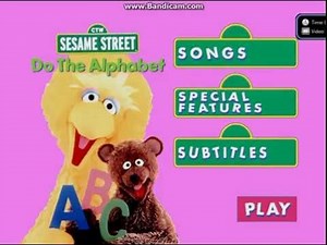 Opening to Sesame Street Do the Alphabet 1999 DVD (Redone)