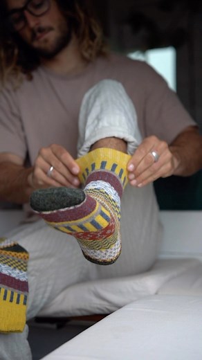 Sometimes, the best adventures happen indoors. Settle in, unwind, and get ready to experience the ultimate cozy time with #NordicSocks. 🥰 | Nordic Socks