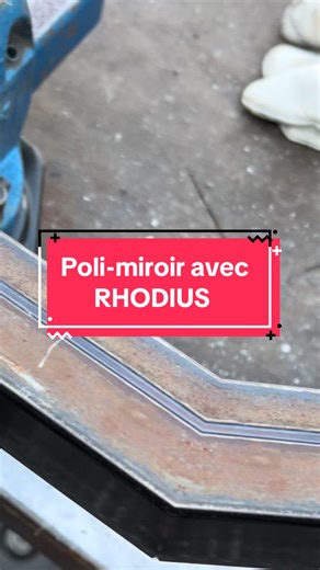 Pouvoir #polir un #metal jusqu’à un #EffetMiroir en seulement 3 étapes ! C’est possible avec #Rhodius. #TrenoisDecamps #SalutLEquipe #ApprendreSurTikTok #Acier #Inox #Aluminium #Chrome #Polissage #Ponçage