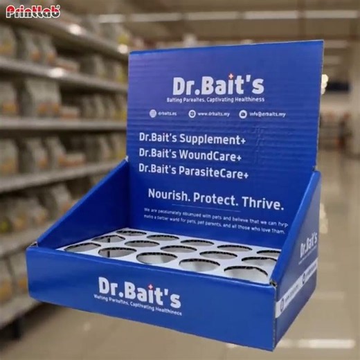 Table Top Display Stand Printing | Custom Counter Display for Product Promotion