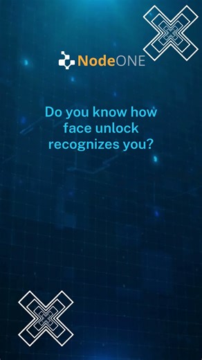 How Face Unlock Works Facial recognition maps unique facial features to unlock devices securely. #FaceID #BiometricSecurity #TechFacts #DidYouKnow #SmartTech #DigitalSecurity #FacebookReels #Innovation #TechAwareness #FutureTech | Nodeone Canada