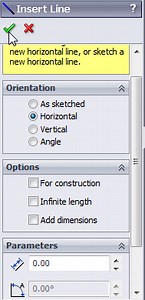 SolidWorks Basic Training Tutorial-Sketching Lines