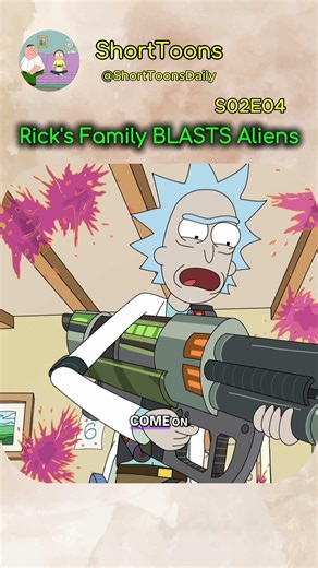 Rick's Family BLASTS Alien Invaders in Suburban Showdown!