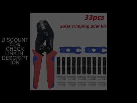 Solar Photovoltaic Cable Connector Crimping Plier Kit SN-2546B Crimping Tool Terminal Set