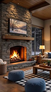 🔥 Cozy Winter Cabin | Crackling Fireplace & Howling Snowstorm ❄️ ASMR Relaxation . . . . . . . . #cabin #cabinlife #nature #cabininthewoods #tinyhouse #cabinlove #travelphotography #ComfortInEveryCorner #airbnb #architecturelovers #cabinliving #cottagecore #camping #tinyhome #mountains #logcabin #cabinfever #cabincrew #vacation #forest #winterwonderland #interiordesign #fypシviralシ2024 #foryoupageシ #reelschallenge #reelsfacebook #reelsfypシ #fypシ゚ #short #snow #storm | Comfort in Every Corner