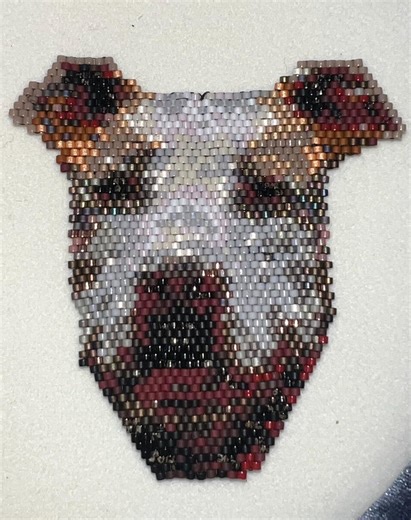 Custom Beaded Pet Keychain - Etsy