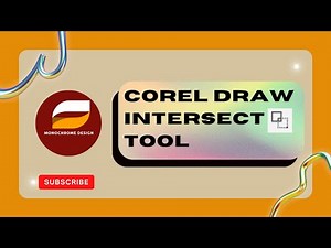 CorelDraw Intersect Tool Basics |CorelDraw Tips & Tricks Intersect tool #coreldraw #intersect #video