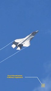 6K views · 103 reactions | F-35 Lightning II ⚡️ Stealth. Speed. Superiority. The most advanced multirole fighter ever built—engineered to dominate the skies with unmatched agility, situational awareness, and precision strike power. Welcome to the future of air combat. ✈️ #F35 #LightningII #StealthMode #AirDominance #FighterJet Video credits : Turn 'n' Burn | Military Cognizance | Facebook
