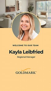 1.4K views · 27 reactions | ✨ Meet Kayla, our new Regional Manager! ✨ We sat down with Kayla for a fun Q&A to get to know her better—from what she's excited about in her new role to her favorite way to unwind after a busy day. Watch the video to hear about what she is most excited about in this role and her vision for our teams! Join us in giving Kayla a warm welcome to the Goldmark family!  #workatgoldmark | Goldmark Property Management | Facebook