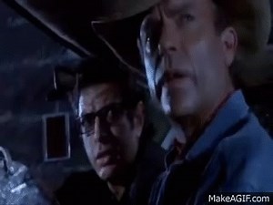 Jurassic Park - When you gotta go you gotta go.flv on Make a GIF