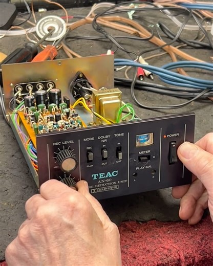Bill | Don showing how to use this Teac Noise Reduction Unit. #vintageaudio #hifiaudio #audiophile #audiophiles #vintagestereo #workvibes... | Instagram