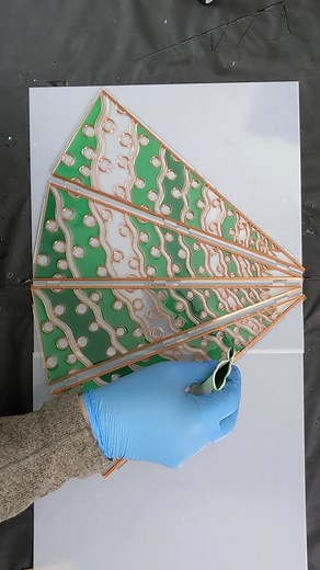 I made a mini Christmas tree using epoxy resin. #ResinArt #mixedmedia #christmastree | Pour Away Fluid Arts