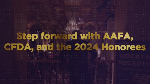 On April 16, AAFA will be back to NYC, at Gotham Hall, to host the 2024 American Image Awards! Honorees include: Lizanne Kindler of KnitWell Group as Person of the Year; Carhartt as Company of the Year; Wes Gordon as Designer of the Year; Pamela Coke-Hamilton, International Trade Centre, as Global Vanguard; Global Fashion Agenda as Eco-Steward of the Year; and Allan Ellinger of MMG Advisors, as Trailblazer. Excited for return emcee Segun Oduolowu, Boston Globe Today TV as host and the Council of