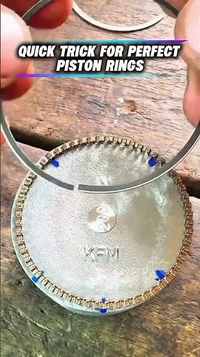 Perfect Piston Ring Alignment Trick! 🛠️🏍️