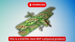 Soda Can Airplane Sopwith Camel Pop Can Aviation DIGITAL PLANS - Etsy Canada