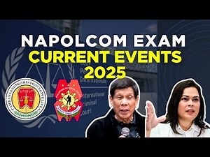 NAPOLCOM EXAM - CURRENT EVENTS 2025