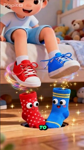 Dancing Socks 🧦 Fun Kids Cartoon | Cute Animation Short