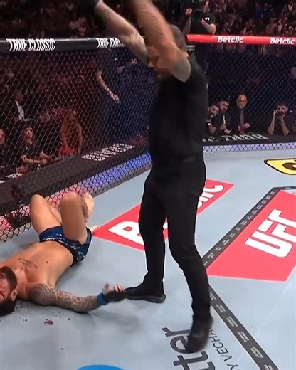 An INSANE finish by The Baltic Gladiator! 🤯 Modestas Bukauskas delivers this statement victory at #UFCParis! | UFC