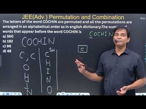 Permutation and Combination JEE Advanced
