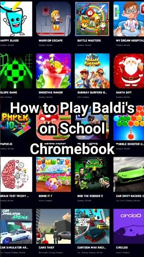 How to Play Baldi's Basics on School Chromebook #unblocked #games #chromebook #baldisbasics