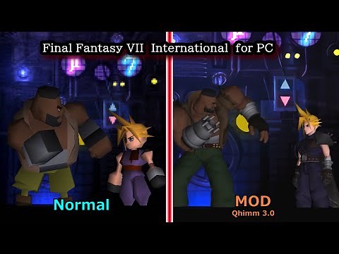【画質比較】FF7 PC版 MODありとナシの違い