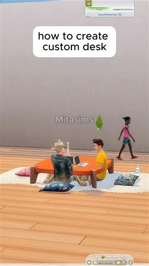 Hack for build custom desk #sims4hacks #sims4ideas #sims4 #thesims42026