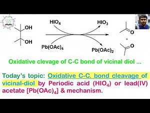 Oxidative C-C. bond cleavage of vicinal-diol by Periodic acid (HIO4) or lead(IV) acetate [Pb(OAc)4].