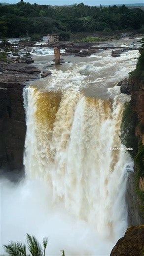 The Niagara Falls of Karnataka | Gokak Falls - Must Visit in Monsoon #shorts #reels