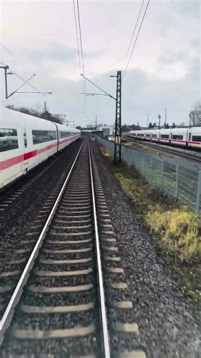 ICE 1 Rushing Towards Me at Braunschweig 🚄⚡ | Classic High-Speed Power