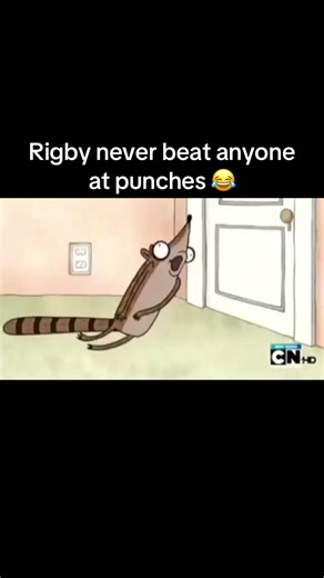 Muscle man pops and skips punching rigby #regularshow #punchesatrigby #funny #darkshadowninjax_11 #cartoonnetworkshow