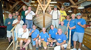Volunteers celebrate milestone in 'Whaleboat 1776 Project'