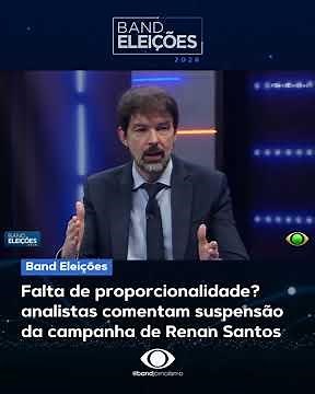 Lack of proportionality? Analysts discuss the suspension of Renan Santos' campaign