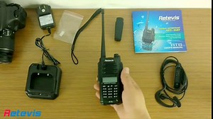 Retevis RT6 Waterproof Two Way Radios,Dual Band,Walkie Talkies Long Range,1800mAh,LCD Screen,VOX, 2 Way Radio for Hunting Skiing Camping (2 Pack)