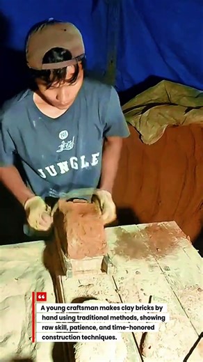 Handmade Clay Bricks | Traditional Brick Making Process