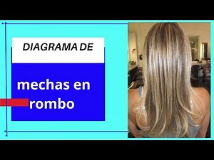 ✔ Aprende el DIAGRAMA de mechas mixtas universales y en rombo (para trabajos baratos)
