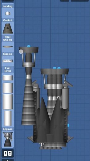 building Falcon 9 in space flight simulator tutorial! #sfs #spaceflightsimulator #Falcon9 #falcon #1