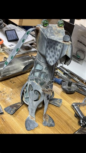 My friends dog, Rusty. @Mike Olson #rusty #junkyardrescue #bringyourdogtowork