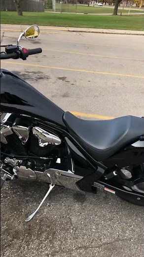 13 Honda Fury with Cobra exhaust minus baffles.