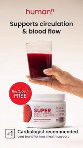 Get blood pressure support, circulation support, and cardiovascular health support with one delicious scoop a day. | Humann