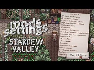make your stardew valley look cozy & aesthetic | config mods settings