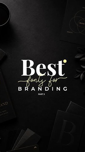 Best Fonts for Branding 🔥 (Part 3) #typography #brandingdesign #shorts
