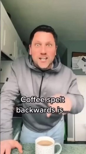 Coffee spelt backwards is eeffoC #shorts #memes