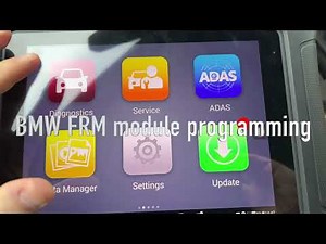 BMW X5 E70 M57 173KW. FRM MODULE PROGRAMMING WITH AUTEL MAXISYS ELITE.